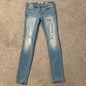Hollister low rise skinny jeans